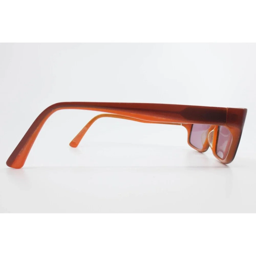 Nike 7011 208 Rectangular Orange Brown Eyeglass Frames 140mm Eyewear